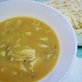 とろみで食べる、ミルクカレーのつけうどん